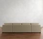 Big Sur Roll Arm Deep Seat Double Chaise Sectional (145"&ndash;200")