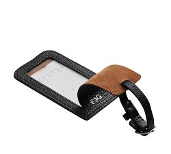 Grant Leather Luggage Tag