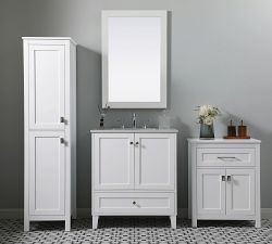Riola 2-Door Storage Cabinet with Drawer (24"-30")