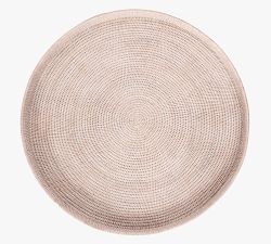 Tava Handwoven Rattan Oversized Round Tray