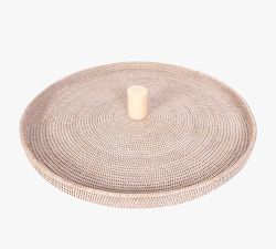 Tava Handwoven Rattan Oversized Round Tray