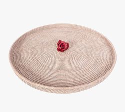 Tava Handwoven Rattan Oversized Round Tray