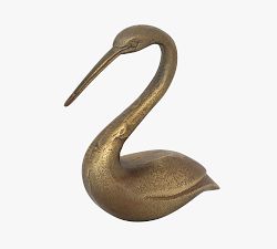 Antique Brass Bird Figurine