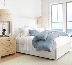 Harper Non-Tufted Upholstered Storage Platform Bed