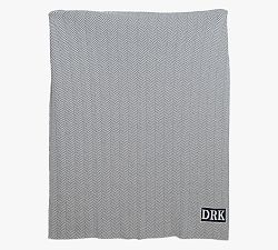 Witten Personalized Herringbone Throw