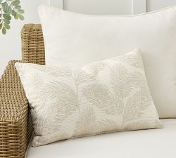 Sylvie Palm Outdoor Performance Lumbar Pillow