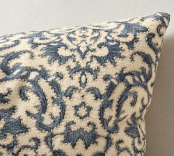 Reilley Embroidered Lumbar Pillow Cover