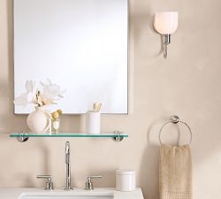 Holmes Milk Glass Sconce (10")