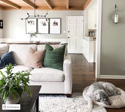 Cameron Square Arm Sofa (61"&ndash;96")