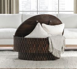 Beirut Round Storage Coffee Table (40")