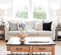Cameron Roll Arm Sofa (63"&ndash;98")
