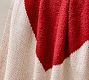 Big Heart Jacquard Throw
