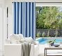 Outdoor Performance Heathered Canvas Curtain