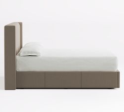 Harper Non-Tufted Upholstered Storage Platform Bed