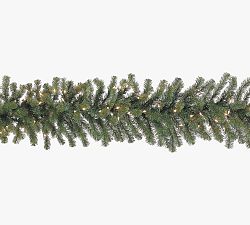 Faux Pre-Lit Deluxe Windsor Pine Collection