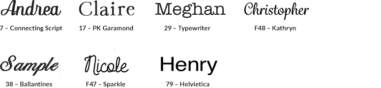 Monogram Guide Pottery Barn