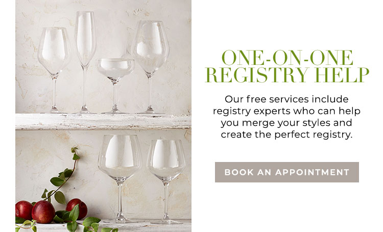Pottery barn bridal registry Outlet