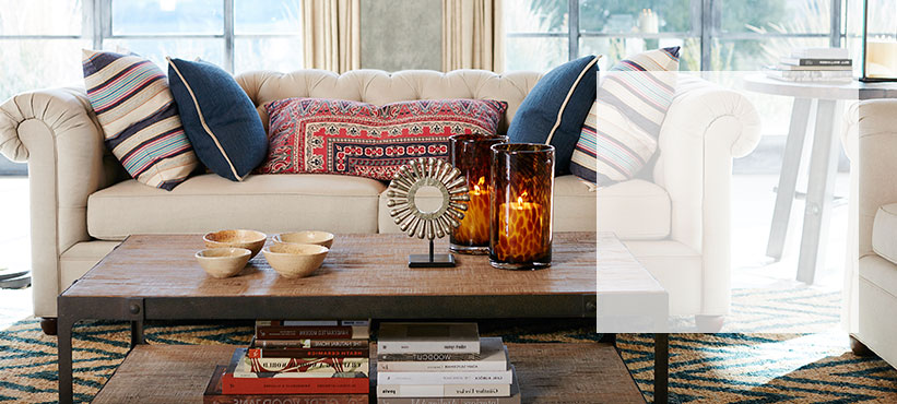 mixing throw pillows