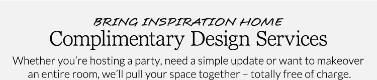 Complimentary Design Services
