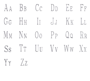 Monogram Style 11 Complete List