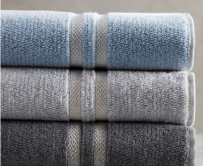 Heathered Hydrocotton Towels